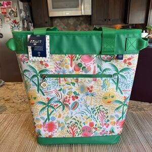 NEW Roller Rabbit x Target Vacation Backpack 20 Quart Tote Cooler Yellow/Green